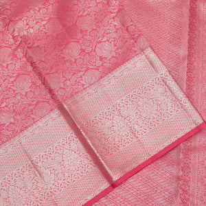 Pink Zariwork Pure Silk Saree