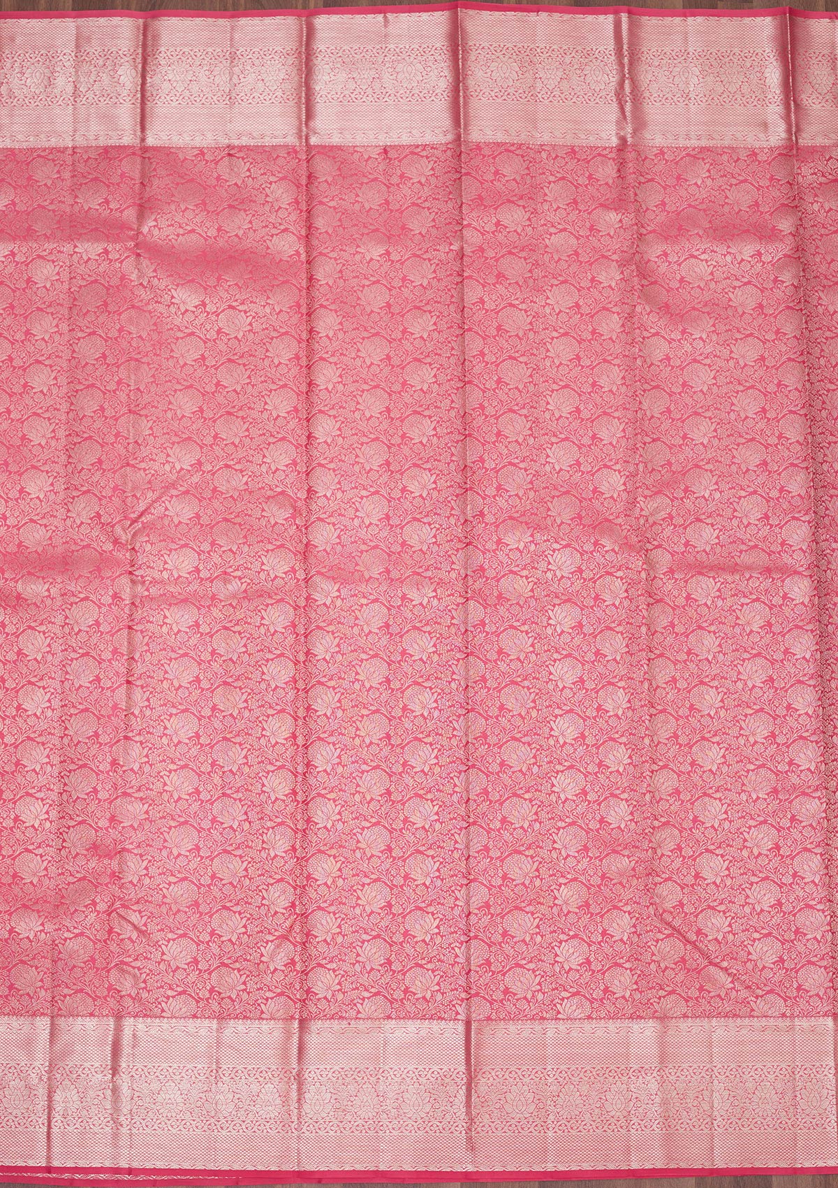 Pink Zariwork Pure Silk Saree