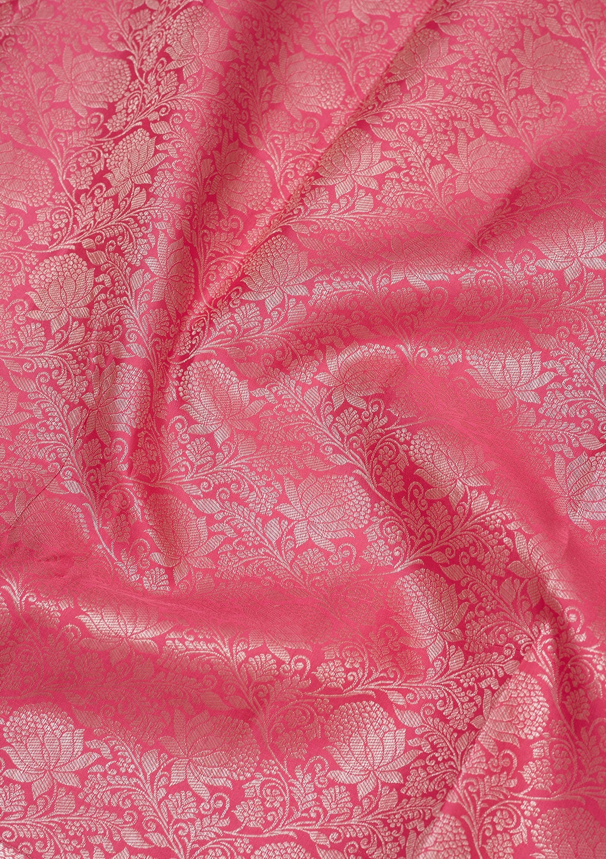 Pink Zariwork Pure Silk Saree