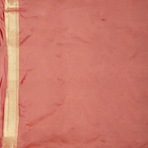 Peach Zariwork Pure Silk Saree