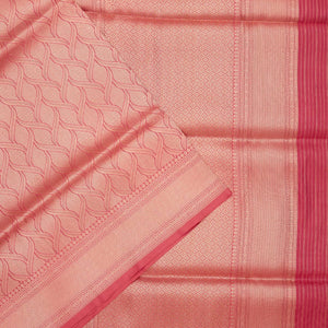 Peach Zariwork Pure Silk Saree