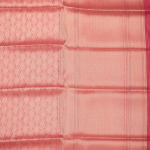 Peach Zariwork Pure Silk Saree