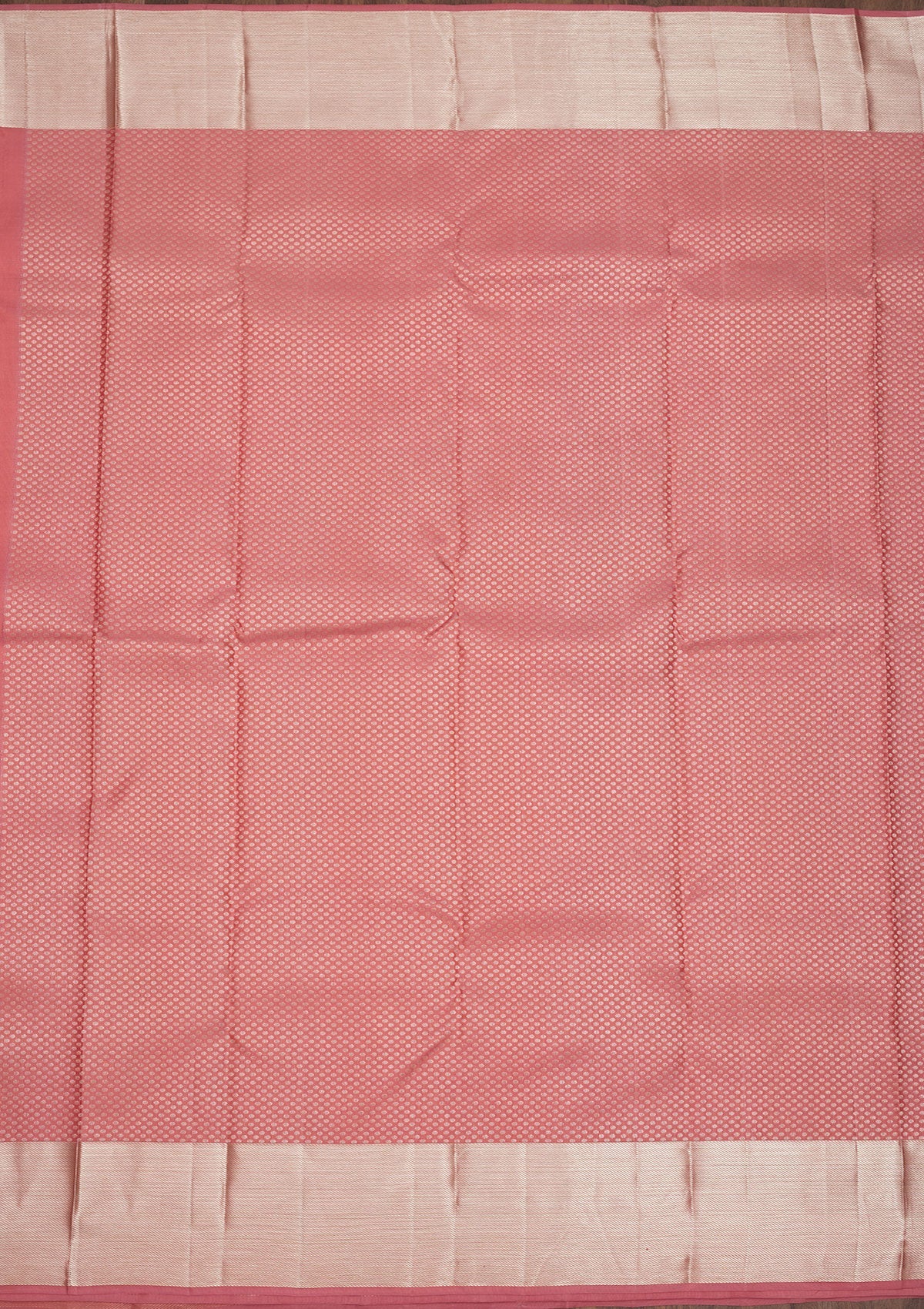 Peach Zariwork Pure Silk Saree