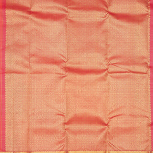 Peach Zariwork Pure Silk Saree