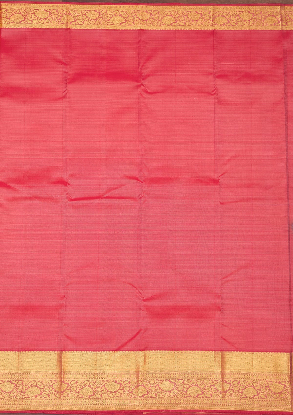 Peach Zariwork Pure Silk Saree