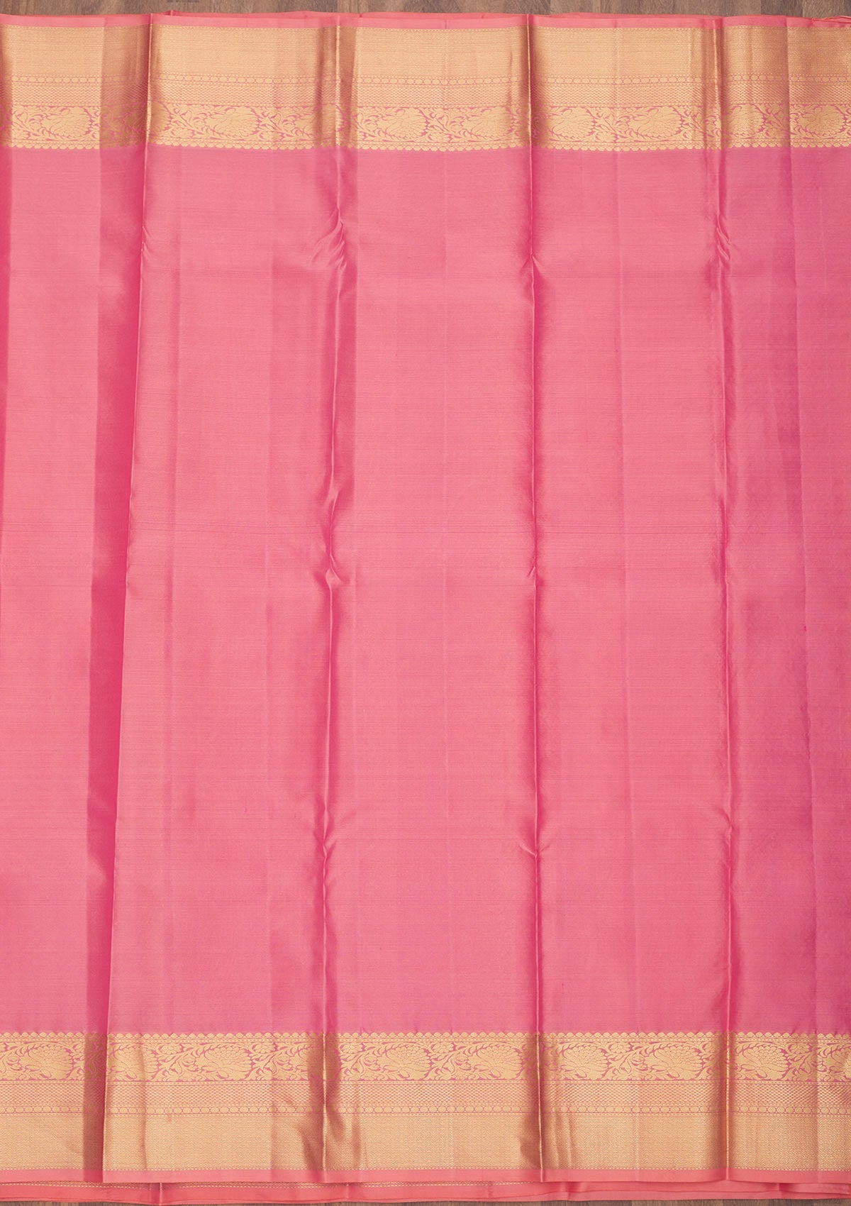 Peach Zariwork Pure Silk Saree