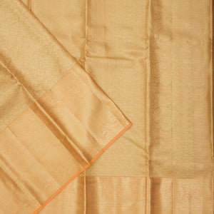 Peach Zariwork Pure Silk Saree