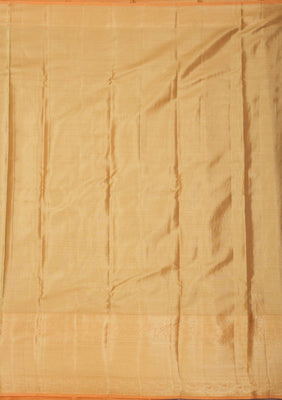 Peach Zariwork Pure Silk Saree