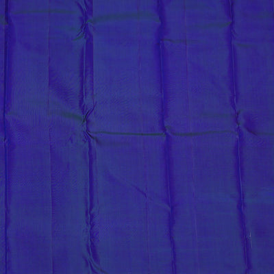 Peacock Blue Zariwork Pure Silk Saree