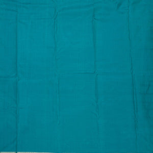 Peacock Blue Zariwork Pure Silk Saree