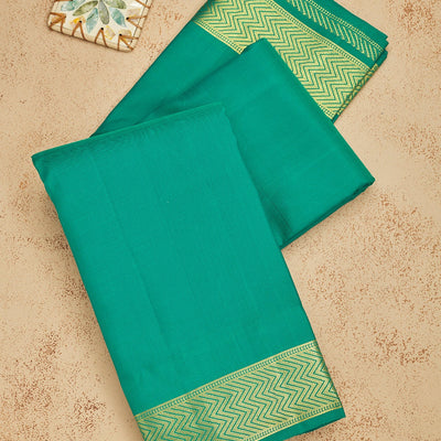 Green Zariwork Pure Silk Saree