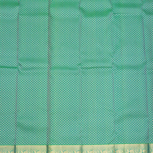 Peacock Green Zariwork Pure Silk Saree