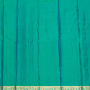 Peacock Green Zariwork Pure Silk Saree