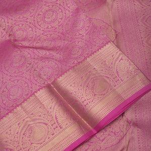 Pink Zariwork Pure Silk Saree