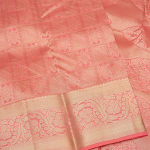 Pink Zariwork Pure Silk Saree