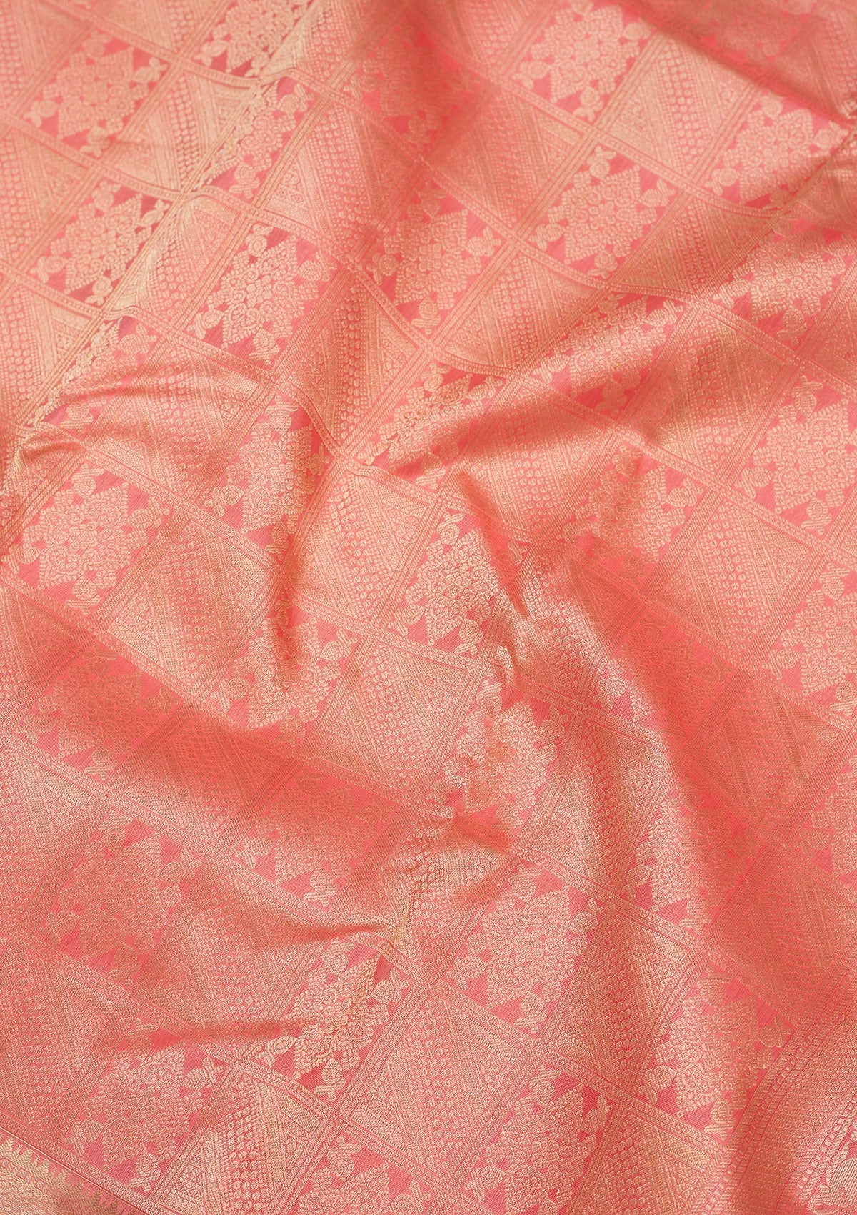 Pink Zariwork Pure Silk Saree