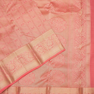 Pink Zariwork Pure Silk Saree