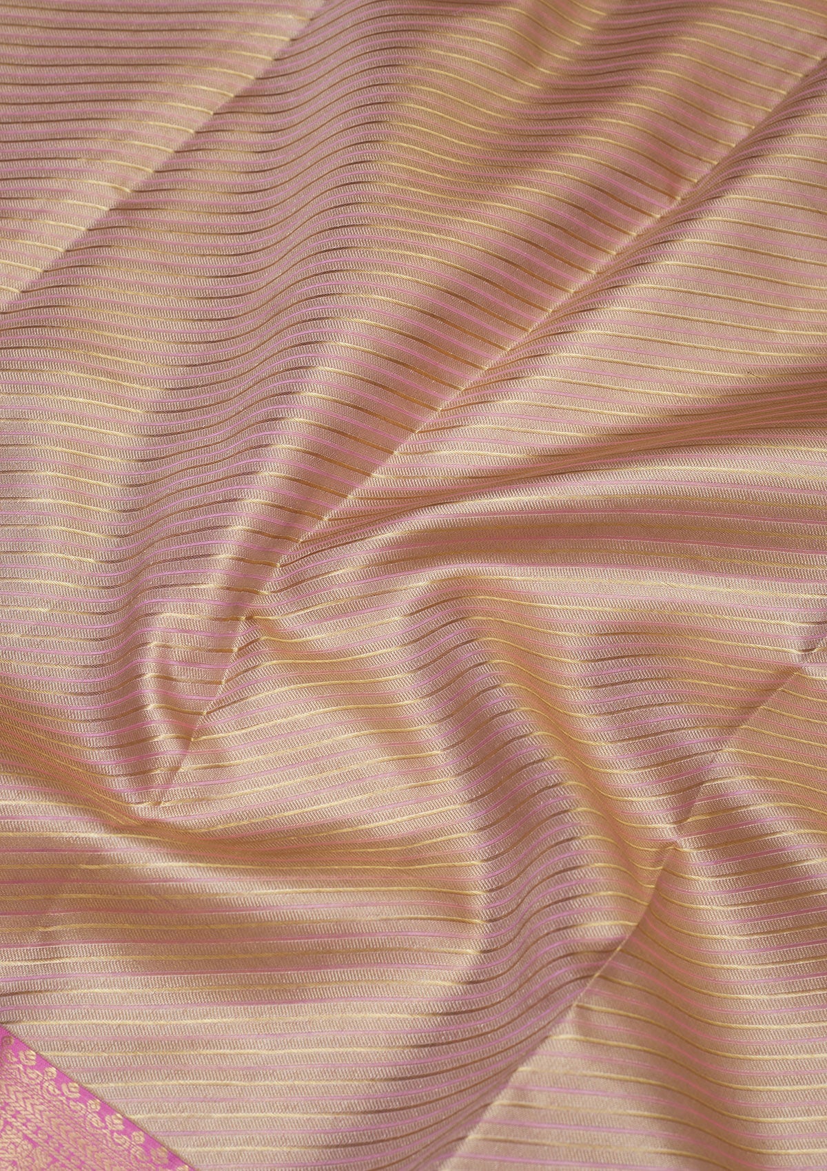 Pink Zariwork Pure Silk Saree
