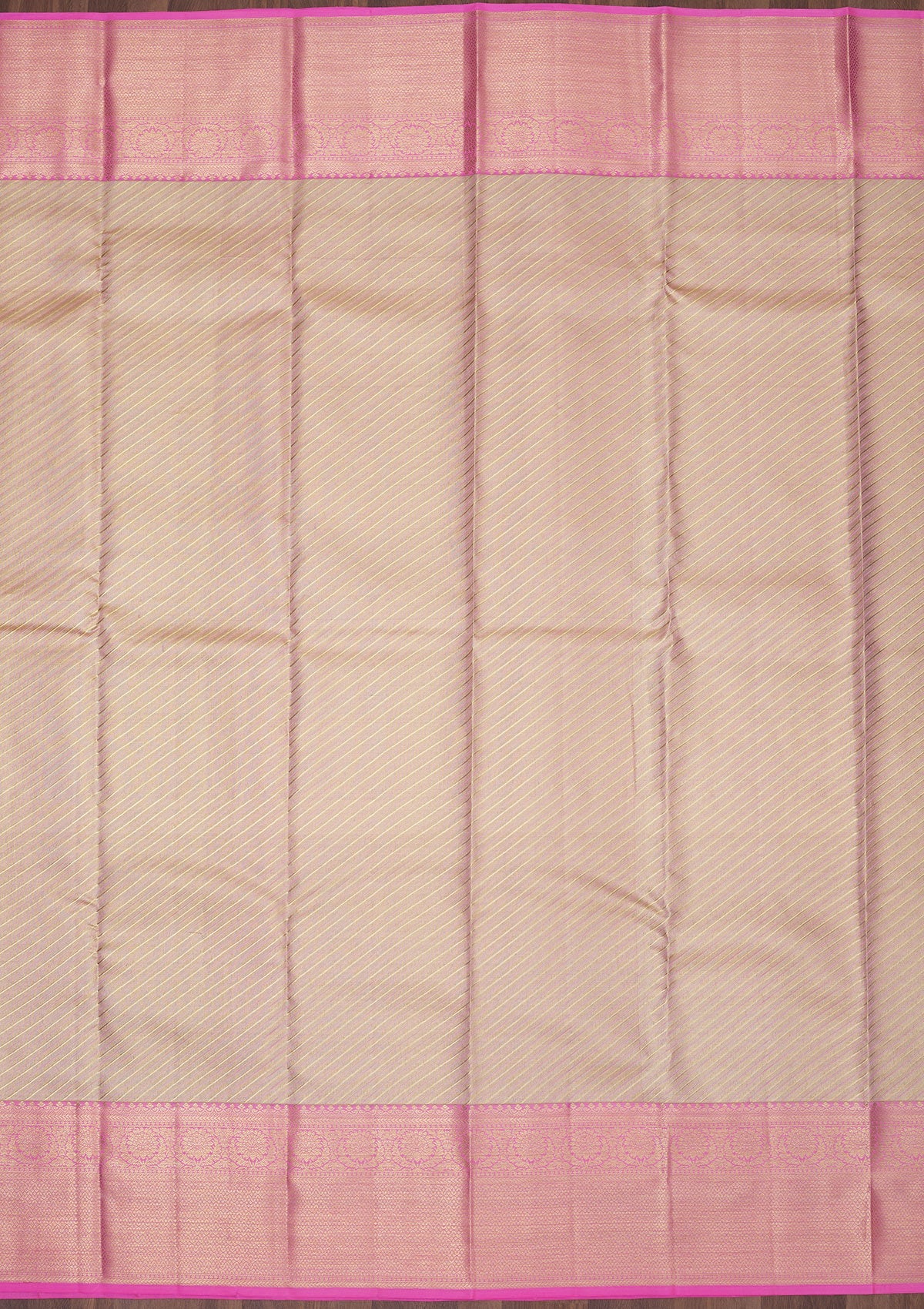 Pink Zariwork Pure Silk Saree