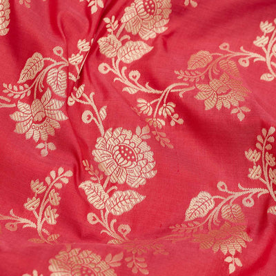 Pink Zariwork Pure Silk Saree