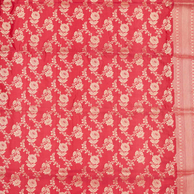 Pink Zariwork Pure Silk Saree