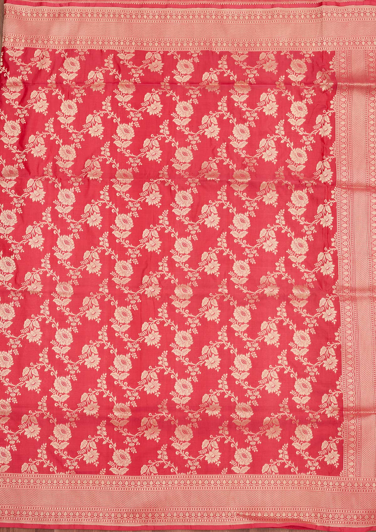 Pink Zariwork Pure Silk Saree