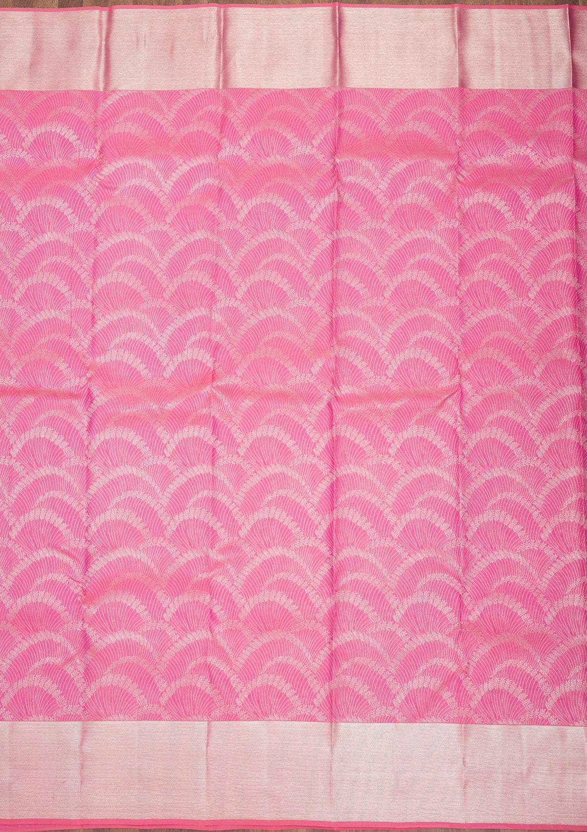 Pink Zariwork Pure Silk Saree