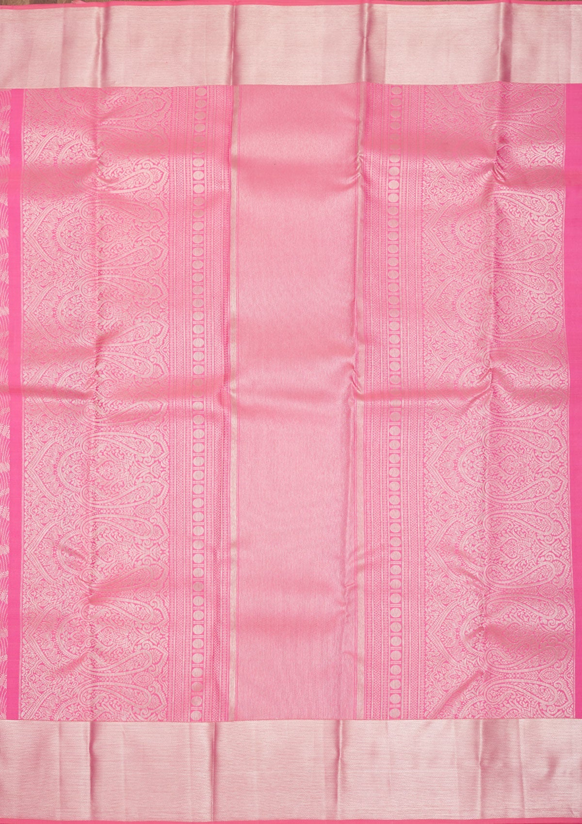 Pink Zariwork Pure Silk Saree