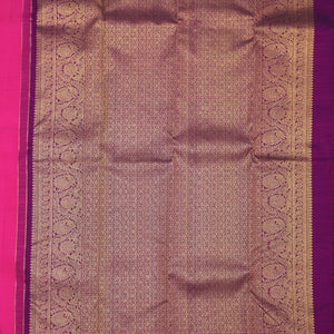 Pink Zariwork Pure Silk Saree