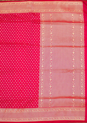 Pink Zariwork Pure Silk Saree