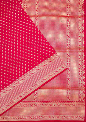 Pink Zariwork Pure Silk Saree