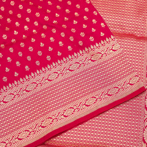 Pink Zariwork Pure Silk Saree