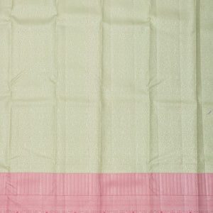 Pista Green Zariwork Pure Silk Saree