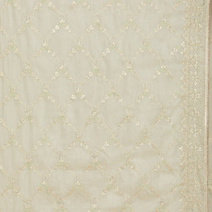Pista Green Gotapatti Tissue Saree