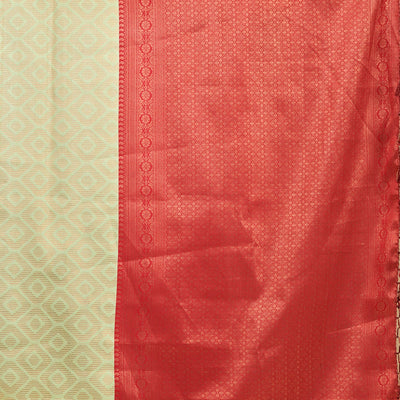 Pista Green Zariwork Art Silk Saree