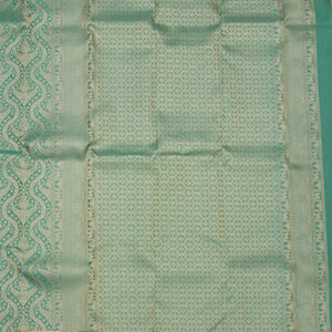 Pista Green Zariwork Pure Silk Saree