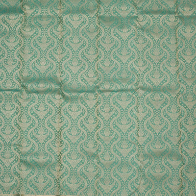 Pista Green Zariwork Pure Silk Saree