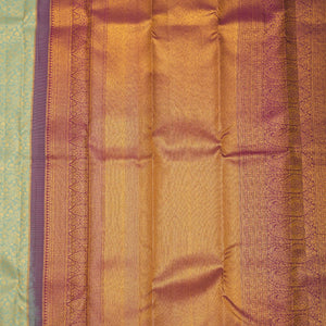 Pista Green Zariwork Pure Silk Saree