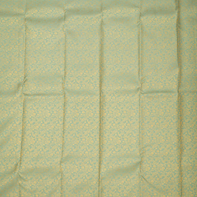 Pista Green Zariwork Pure Silk Saree