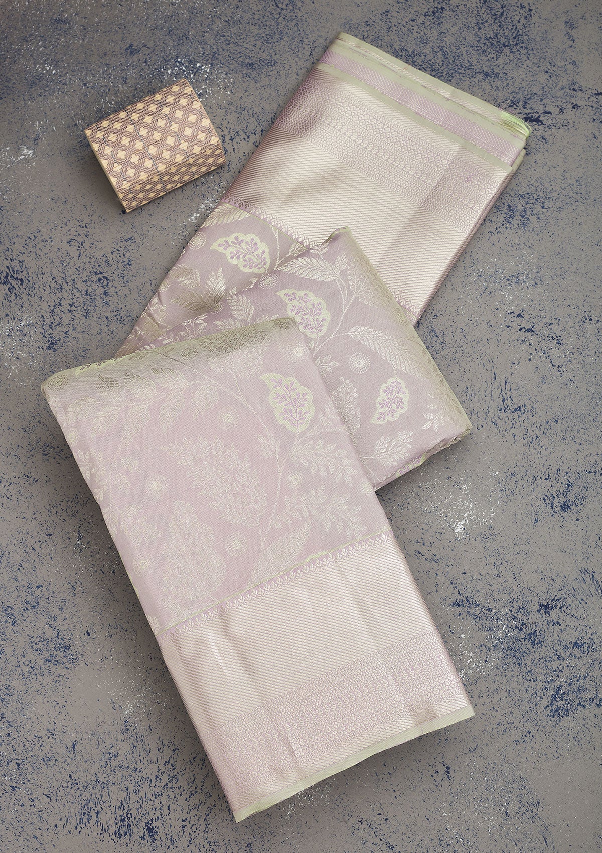 Pista Green Zariwork Pure Silk Saree