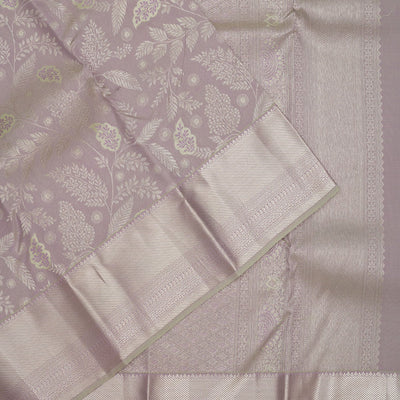 Pista Green Zariwork Pure Silk Saree