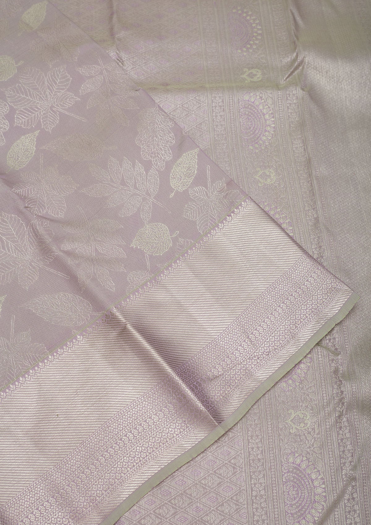 Grey Zariwork Pure Silk Saree