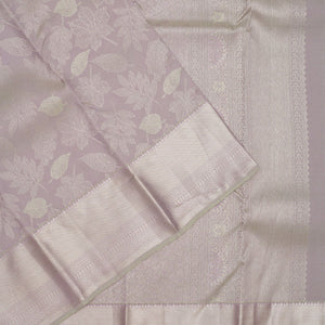 Grey Zariwork Pure Silk Saree