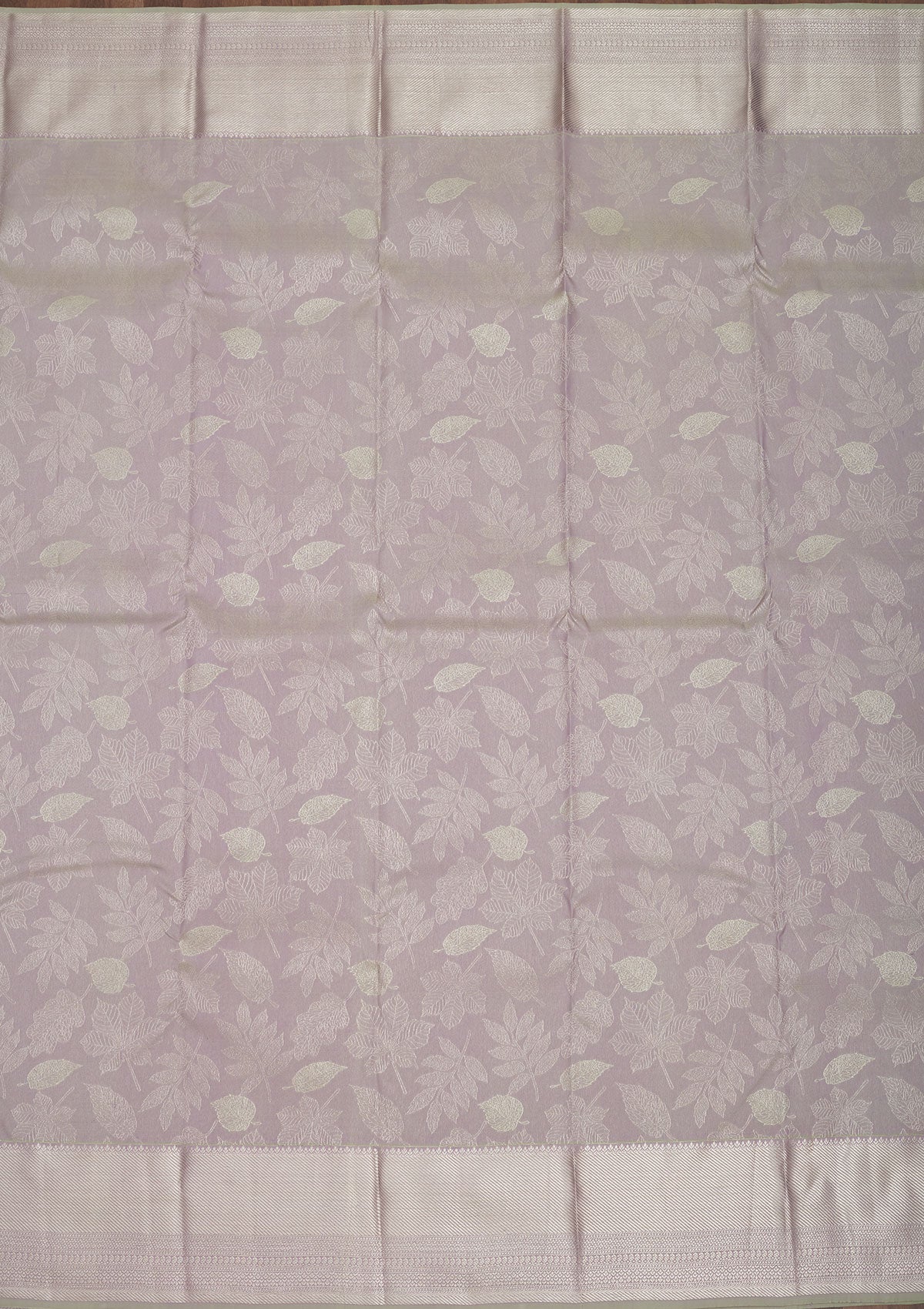 Grey Zariwork Pure Silk Saree