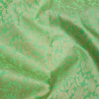 Pista Green Zariwork Pure Silk Saree