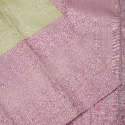 Pista Green Zariwork Pure Silk Saree