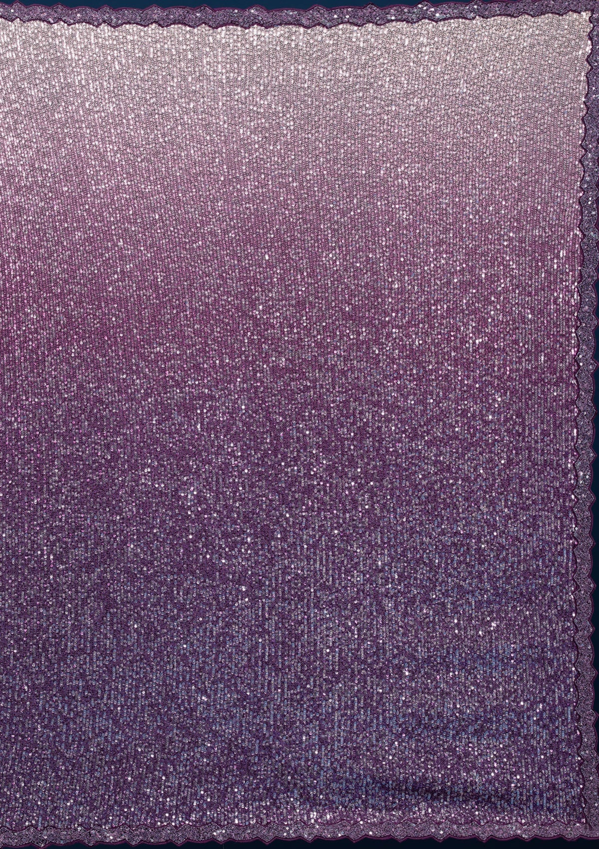 Purple Sequins Georgette Saree