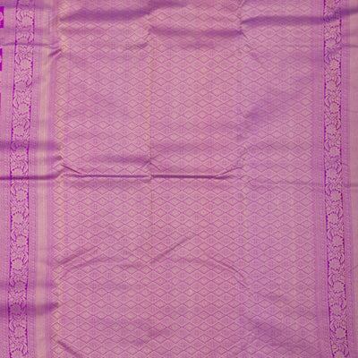 Purple Zariwork Pure Silk Saree