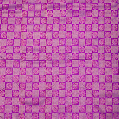 Purple Zariwork Pure Silk Saree