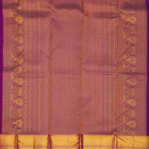 Purple Zariwork Pure Silk Saree